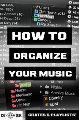 how to organize music: exploring the art of creating playlists