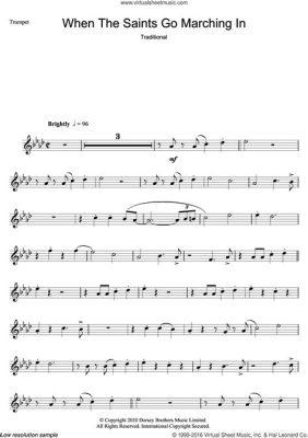 When the Saints Go Marching in Trumpet Sheet Music: A Journey into the World of Music and Faith